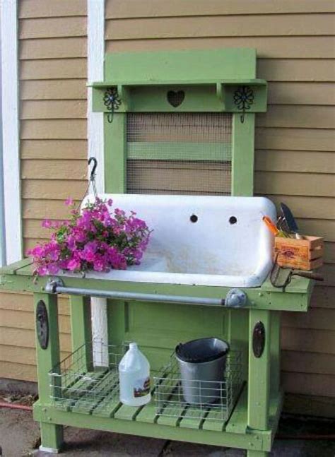 Old Sinkpotting Bench Things With Character Pinterest