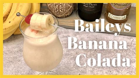 BAILEYS Banana Colada Trago Baileys Frozen Con COCO Y BANANA YouTube