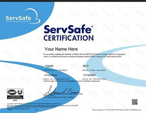 Servsafe Food Manager Certification Classexam Monroe Civic Center May 28 2022