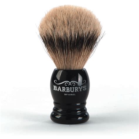 Barburys Silver Gloss Shaving Brush Coolblades Professional Hair
