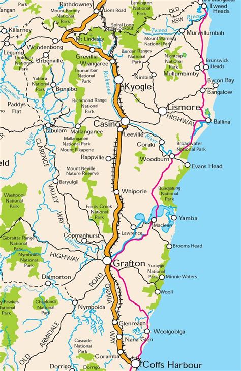 √ National Parks Nsw Map