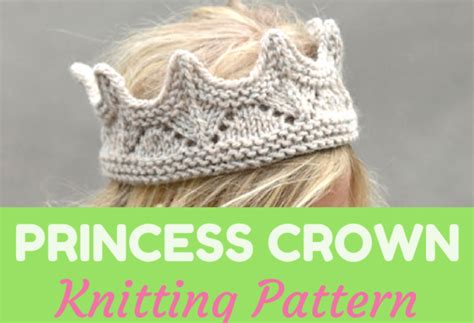 Pattern for a little crown. Princess Crown Knitting Pattern Feat - Knitting News