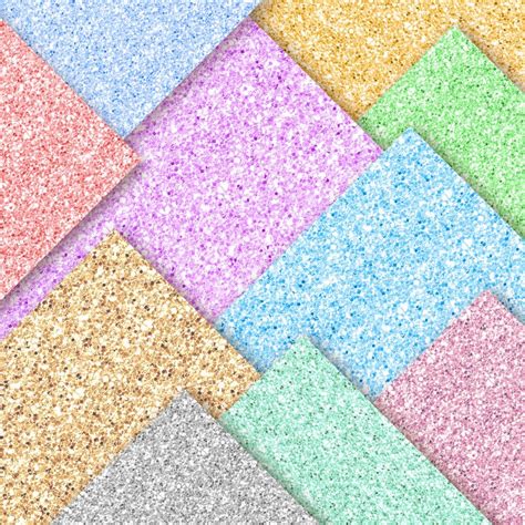 Colorful Glitter Digital Paper Seamless Glitter Patterns Etsy