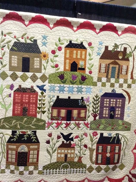 Timeless Traditions A Whole Neighborhood Of Houses House Quilt
