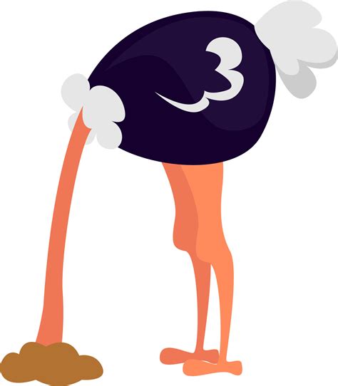 Top 126 Cartoon Ostrich Head In Sand
