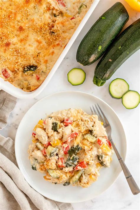 Chicken Zucchini Casserole Wholesome Made Easy