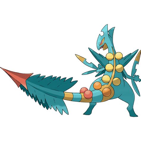 254 Shiny Sceptile Mega By Exoticpoke On Deviantart