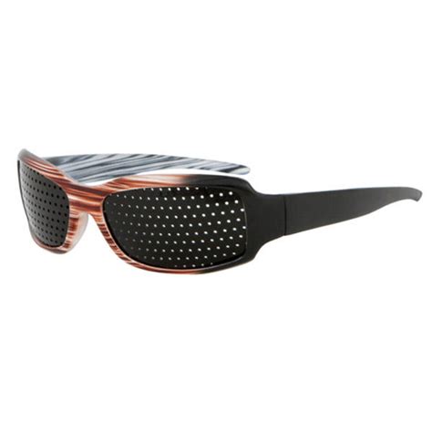 Brown Pinhole Glassesnatural Improve Pin Hole Sunglasses