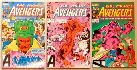 Avengers 243 244 245 Vfnm 90 Marvel 1984 Copper Age Complete Run Lot