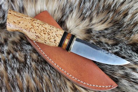 Custom Nordic Knife Puronvarsi Hunter Scandi Knives By L C Patrick 70 Ebay Knife