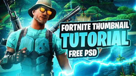 At first i was really discouraged thinking that i have to. Fortnite Thumbnail Tutorial (FREE PSD) - Tutorial by ...