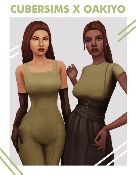 Cubersims X Oakiyo Patreon Sims 4 Sims Sims 4 Mods Clothes