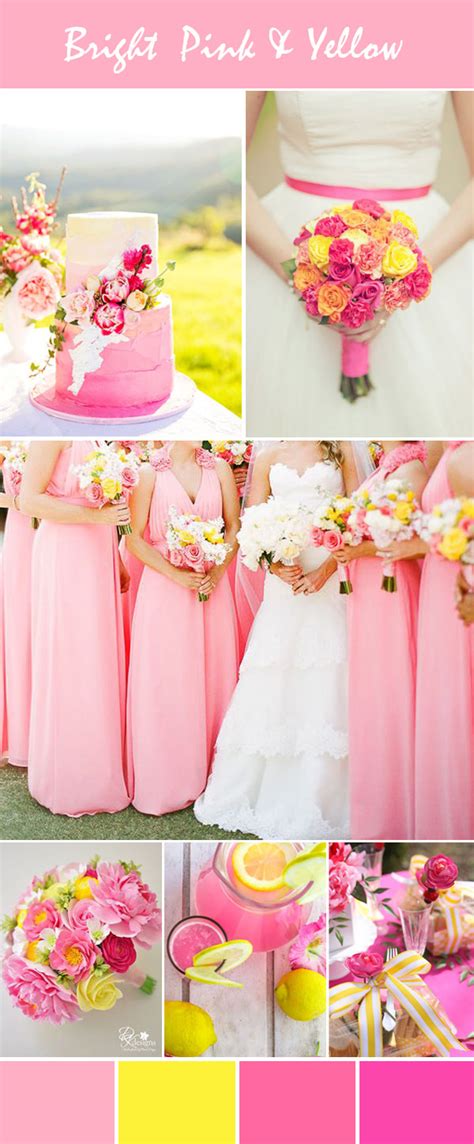 Stunning Bright Pink Wedding Color Ideas With Invitations For Spring