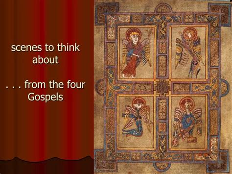 Ppt Scenes To Think About From The Four Gospels Powerpoint
