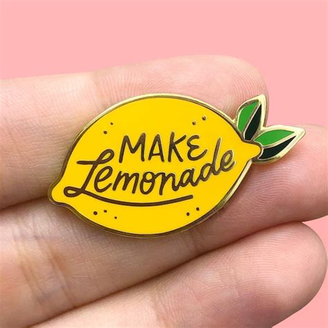 Lemonade Pin Etsy