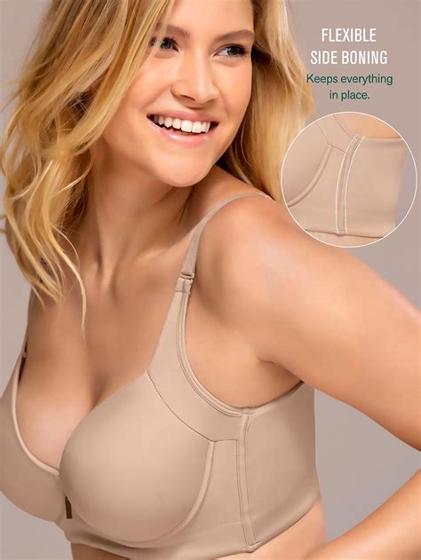 Back Smoothing Bra With Soft Full Coverage Cups High Profile Hauteflair
