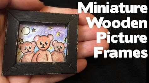 Diy Miniature Working Picture Frames Time Lapse Youtube