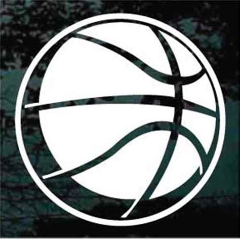 Shadow Basketball Car Decals And Window Stickers Decal Junky