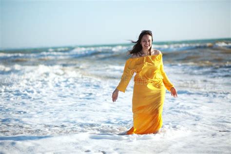 Woman At The Beach Stock Photo Image Of Plus Beach 41677656