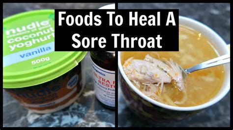 nourishing foods for a sore throat food and drink ideas to heal you fast