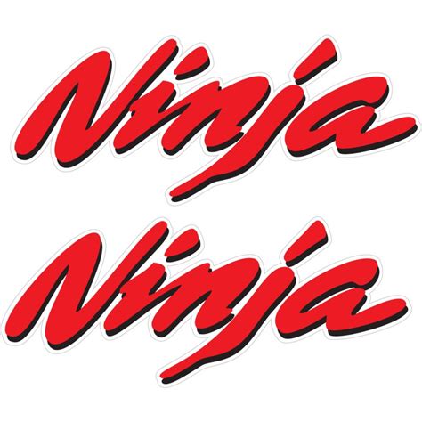 Kawasaki Ninja Logo Stickers Decals Decalshouse