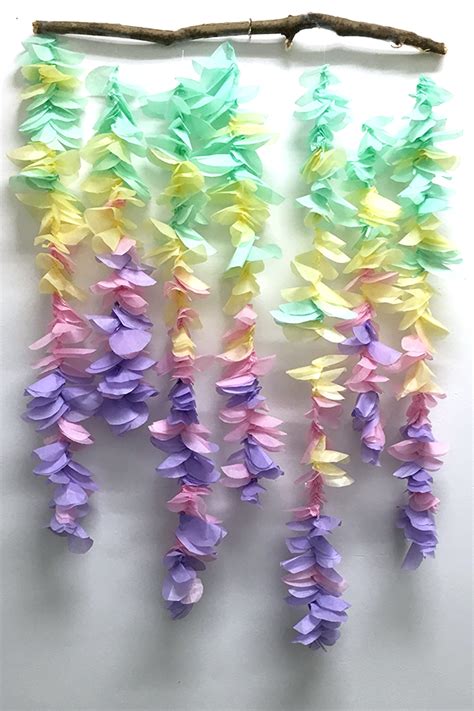 Diy Tissue Paper Flower Garland Jam Blog