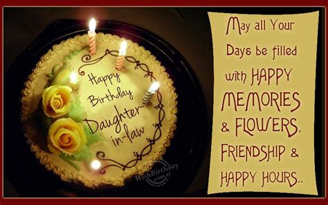 Previous happy birthday cousin wishes & quotes. Happy Birthday Loving Daughter-in-law - WishBirthday.com