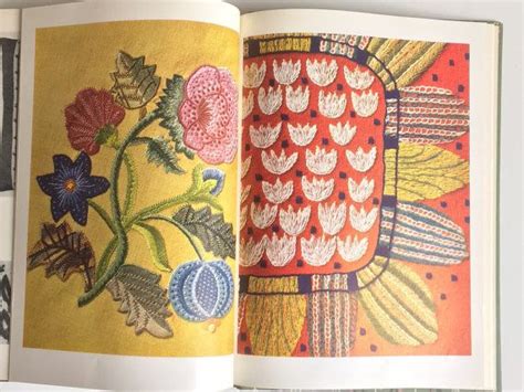 Vintage Swedish 1950s Embroidery Book Instructions And Inspiration