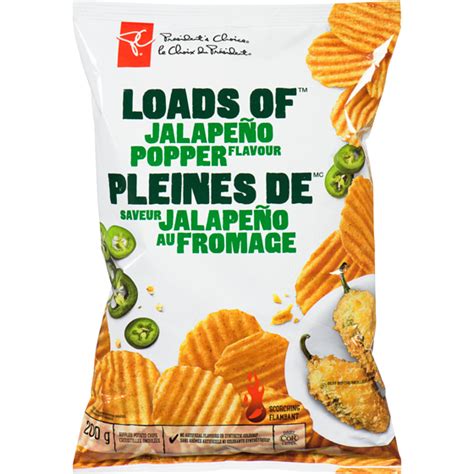 Pc Loads Off Jalapeño Popper Flavour Rippled Potato Chips Pcca