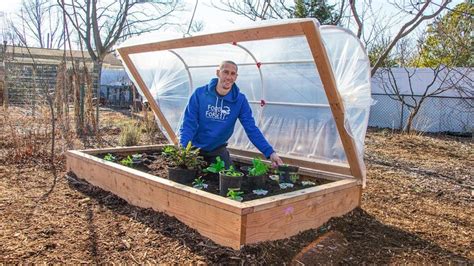 How To Build A Hinged Hoop House For A Raised Bed Garden