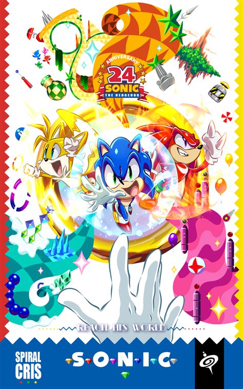 24th Aniversario De Sonic Sonic The Hedgehog Sonic Sonic Heroes