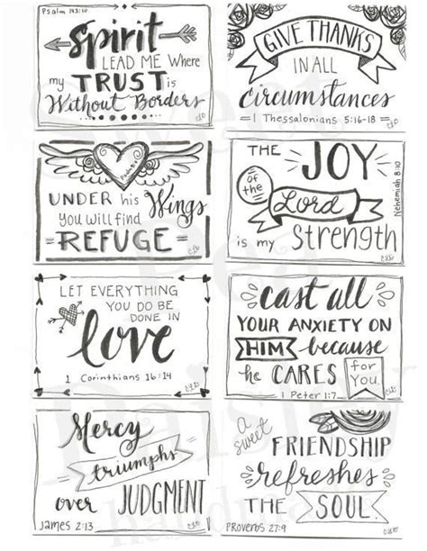 You will require a pdf reader such as the free adobe pdf reader or foxit pdf reader to view this file. Printable planner stickers bible verse black and white ...