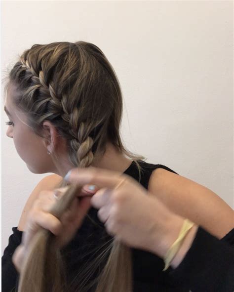 Gorgeous How To Part Your Own Hair For French Braids Trend This