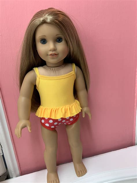 one piece swimsuit made to look like a two piece tankini made etsy swimsuits american girl