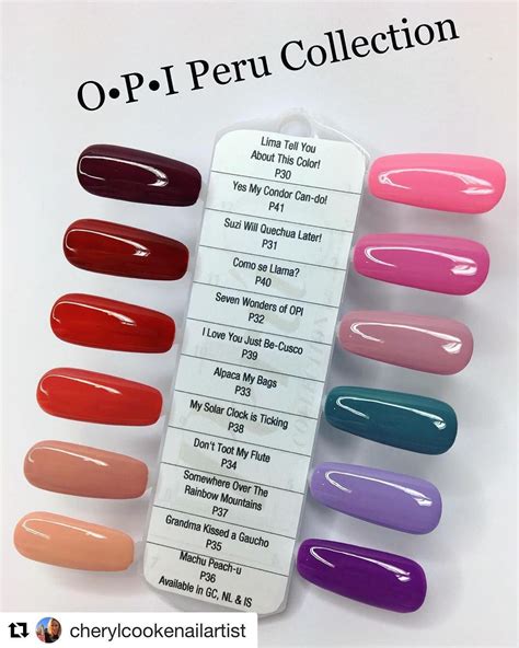 Op Peru Collection Opi Nail Colors Nail Polish Gel Nail Colors
