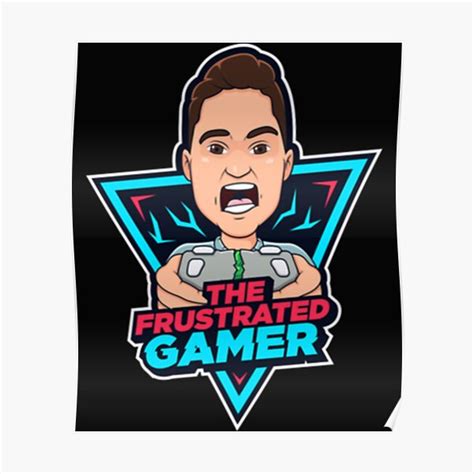 Frustrated Gamer Poster By Modestmoose85 Redbubble