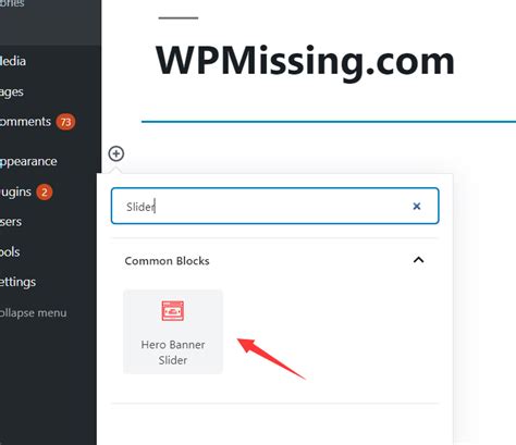 Easily create breathtaking animations, sliders, or even websites with layerslider's visual editor. Hero Banner Slider Gutenberg Block | WP Missing