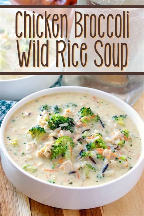 Learn how to prepare a delicious chicken, broccoli, and rice recipe in under 20 minutes. Chicken Broccoli and Wild Rice Soup | Recipe in 2020 ...