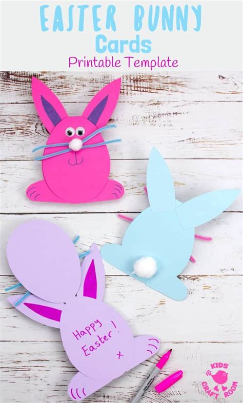 Easy Peasy Bunny Cards Easter Bunny Cards Easter Cards Handmade Fun