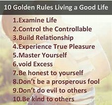 Image result for 10 rules of living