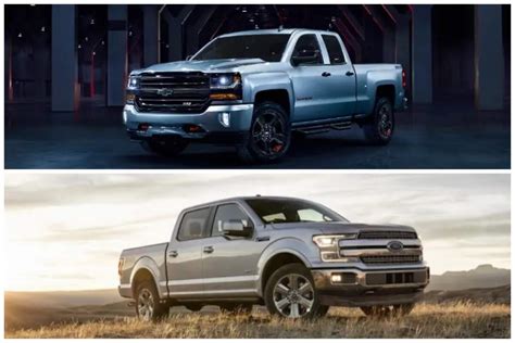 2018 Chevy Silverado 1500 Vs 2018 Ford F 150 Which Used Truck Is The