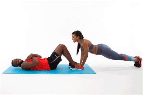 Super Intimate Ways To Get Fit With Your Partner Partner Workout Situps Workout Couples