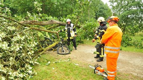 Bei donnerwetter.de finden sie im ausführlichen wetterbericht die temperatur, windstärke und windrichtung, das wetterradar. Unwetter in Mönchengladbach: Umgeknickter Baum trifft ...