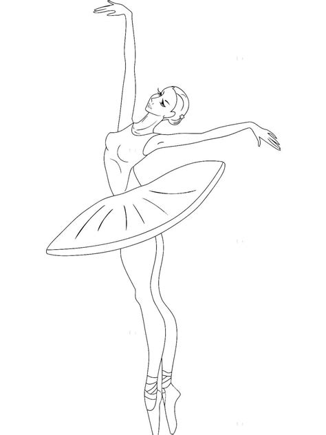 Amazing Ballet Dancer Coloring Page Download Print Or Color Online
