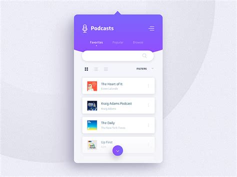 Daily Ui Challenge 044 Favorites By Andrea Eppy On Dribbble