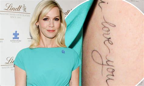 Jennie Garth Gets New I Love You Tattoo Inked On Her Inner Arm Six