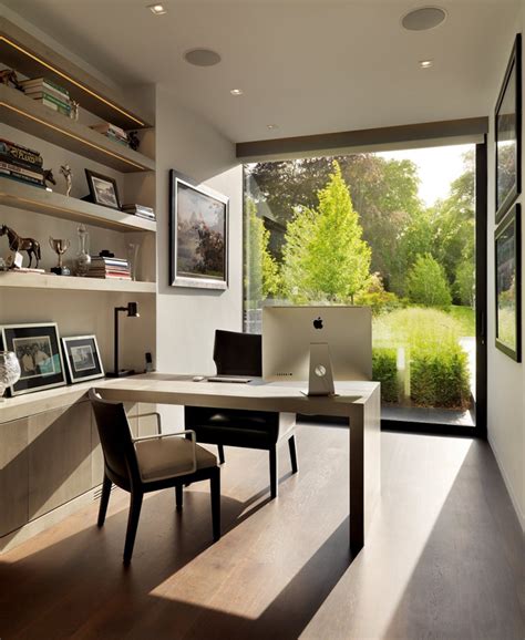 7 Examples Of Home Offices With Views Contemporist