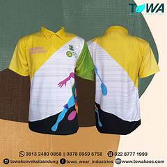 Kaos Bahan Polyester