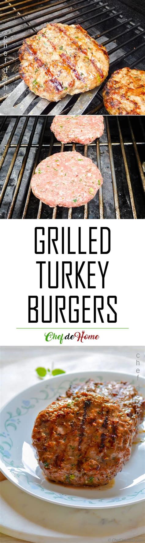 How To Make Grilled Turkey Burger Recipe Chefdehome Com