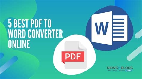 5 Best Online Pdf To Word Converters On The Internet